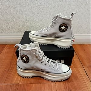 Converse White Platform High-Tops